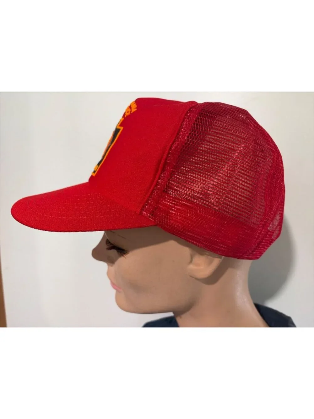Pennsylvania State Police Trooper Red Snapback Mesh Hat Made In USA